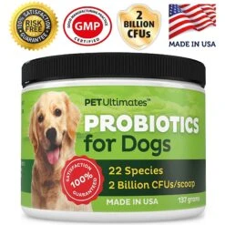 Pet Ultimates Probiotics Dog Supplement, 4.83-oz Jar 7 Pet Ultimates Probiotics Dog Supplement, 4.83-oz Jar -Pet Wellness 280765 PT3. AC SS1800 V1616164297