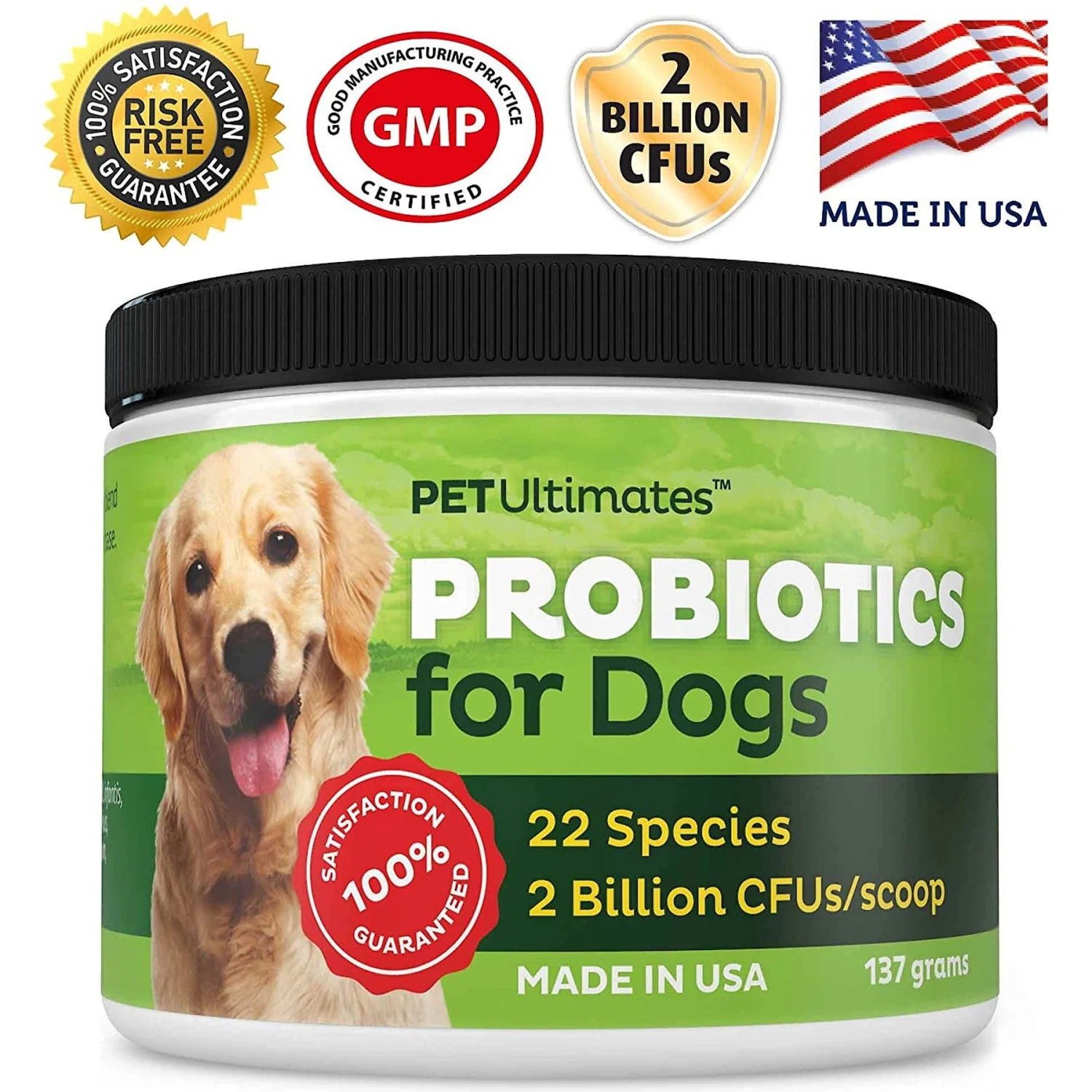 Pet Ultimates Probiotics Dog Supplement, 4.83-oz Jar 4 Pet Ultimates Probiotics Dog Supplement, 4.83-oz Jar - Image 4