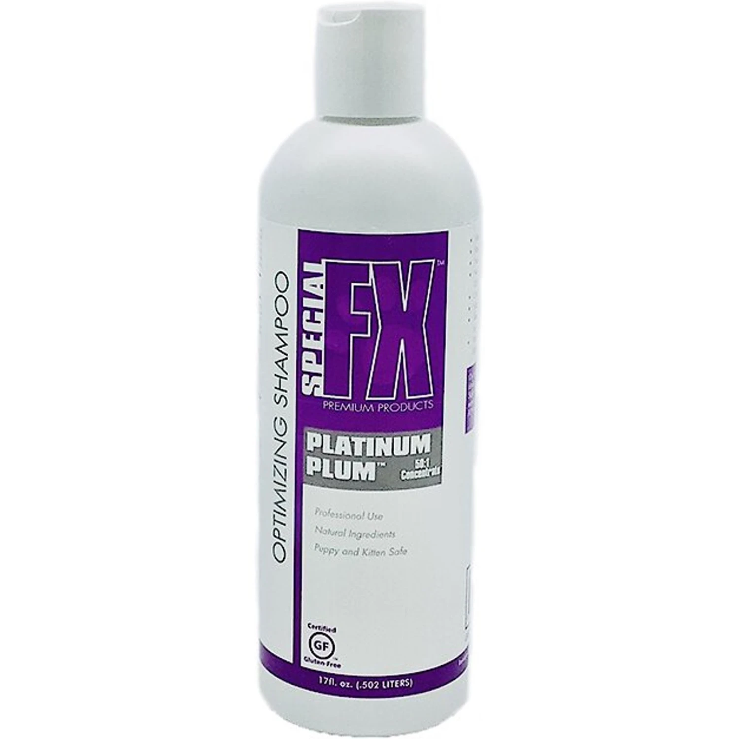 Special FX Platinum Plum Optimizing 50:1 Dog Shampoo, 17-oz Bottle 1 Special FX Platinum Plum Optimizing 50:1 Dog Shampoo, 17-oz Bottle
