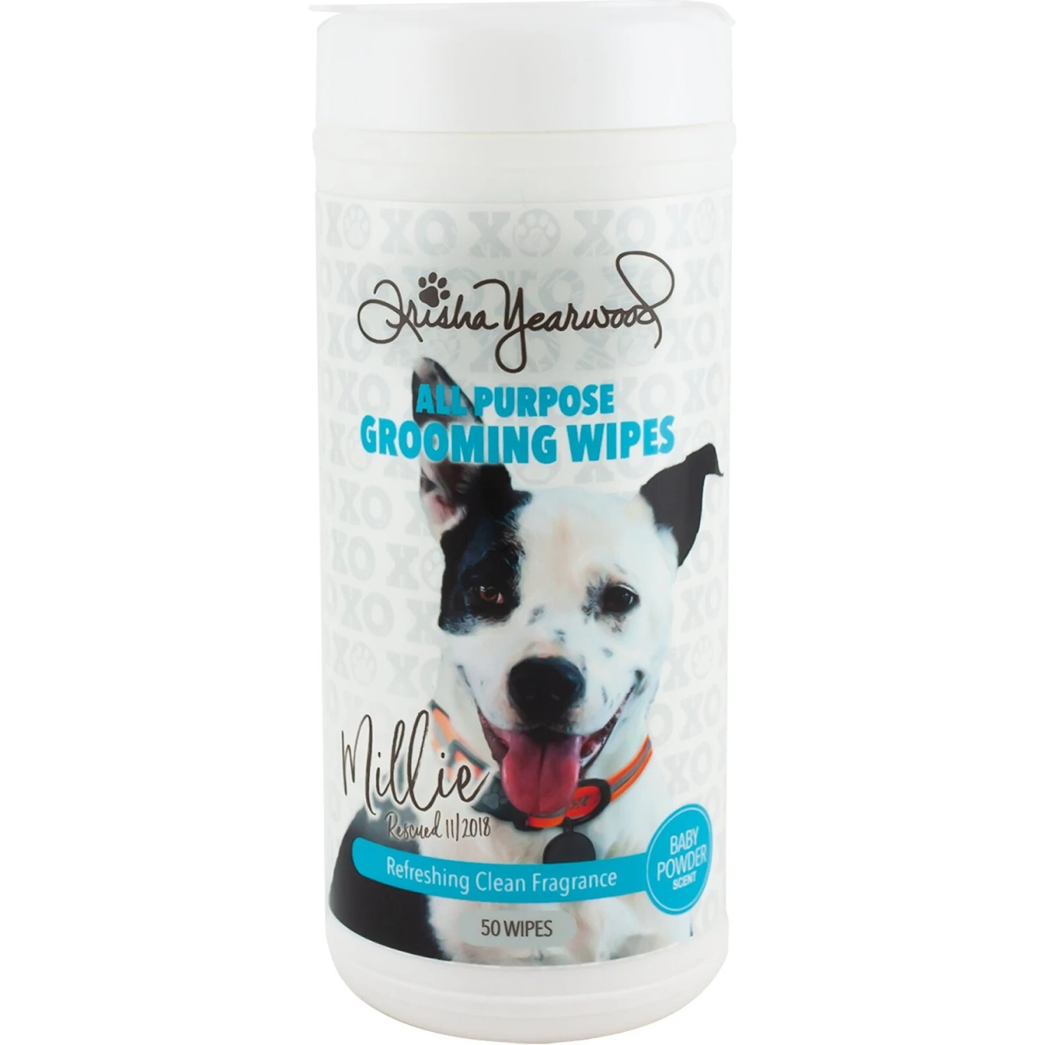 Trisha Yearwood Pet Collection Baby Powder Scented All-Purpose Dog Grooming Wipes, 50 Count 1 Trisha Yearwood Pet Collection Baby Powder Scented All-Purpose Dog Grooming Wipes, 50 Count