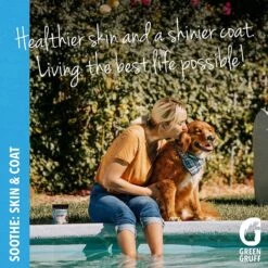 Green Gruff Soothe Skin & Coat Health Salmon Flavor Soft Chew Dog Supplement -Pet Wellness 286347 PT7. AC SS1800 V1619818329