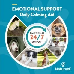 NaturVet Emotional Support Chicken Flavored Soft Chews Calming Supplement For Dogs -Pet Wellness 288036 PT3. AC SS1800 V1698694012