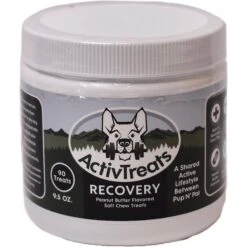 ActivTreats Recovery Peanut Butter Flavored Soft Chews Dog Supplement, 90 Count