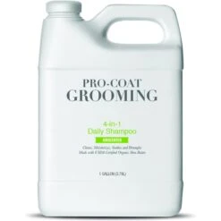 Pro-Coat Grooming 4-in-1 Unscented Daily Dog Shampoo, 1-gal Bottle