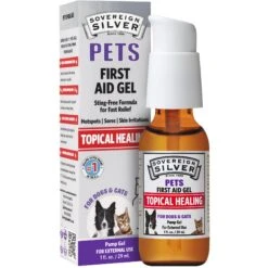 Sovereign Silver Pets First Aid Gel For Dogs & Cats, 1-oz Bottle