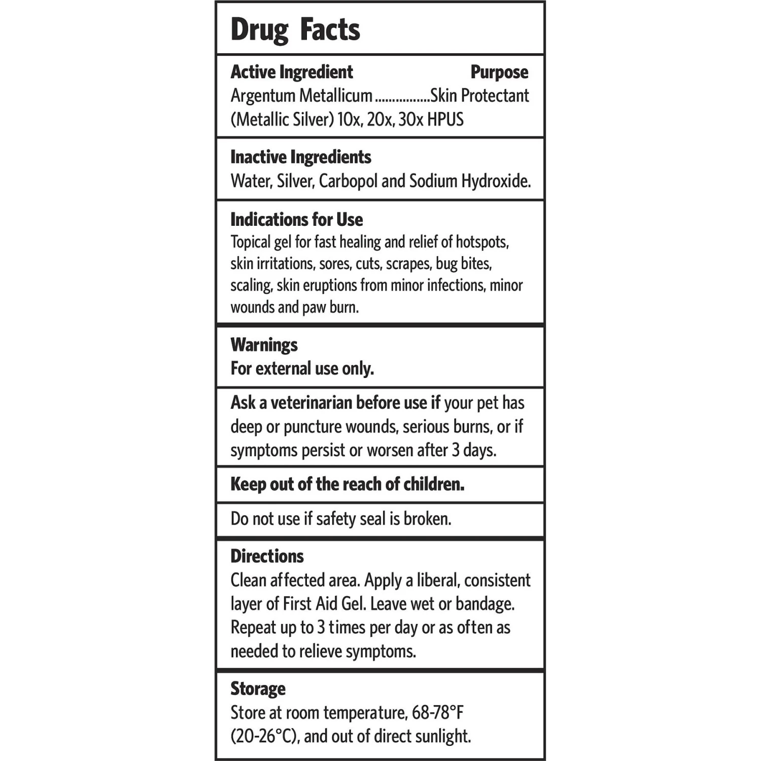 Sovereign Silver Pets First Aid Gel For Dogs & Cats, 1-oz Bottle 2 Sovereign Silver Pets First Aid Gel For Dogs & Cats, 1-oz Bottle - Image 2