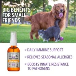 Sovereign Silver Pets Daily+ Immune Support Bio-Active Silver Hydrosol Small Dog & Cat Supplement -Pet Wellness 289053 PT5. AC SS1800 V1689774332