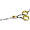 Sharf Straight Gold Touch Round Tips Dog Grooming Scissors