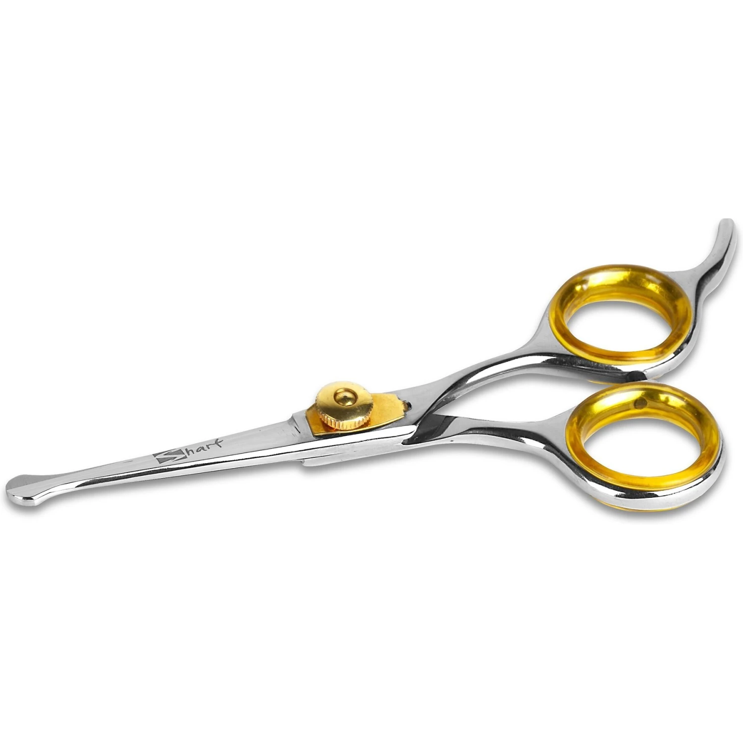 Sharf Straight Gold Touch Round Tips Dog Grooming Scissors 1 Sharf Straight Gold Touch Round Tips Dog Grooming Scissors