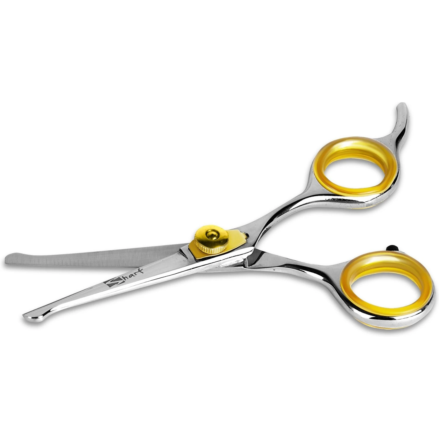 Sharf Straight Gold Touch Round Tips Dog Grooming Scissors 2 Sharf Straight Gold Touch Round Tips Dog Grooming Scissors - Image 2