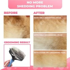 Ozark Pet Dog & Cat Brush -Pet Wellness 290034 PT4. AC SS1800 V1619111212