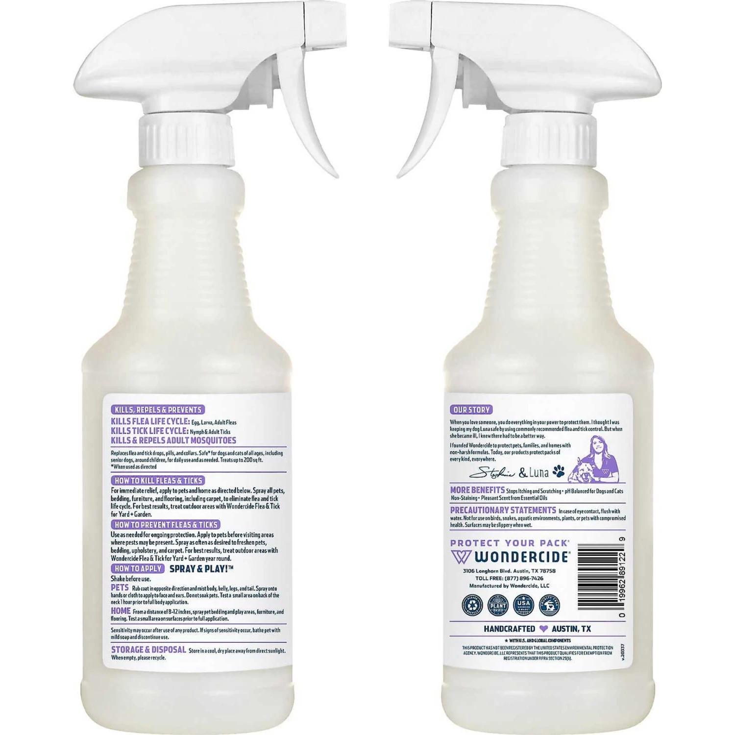 Wondercide Rosemary Home & Pet Flea & Tick Spray & Wondercide Yard & Garden Flea & Tick Spray 3 Wondercide Rosemary Home & Pet Flea & Tick Spray & Wondercide Yard & Garden Flea & Tick Spray - Image 3
