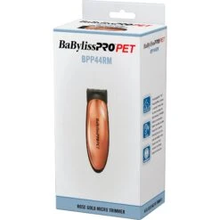 Babyliss Pro Pet Rose Gold Micro Dog Trimmer -Pet Wellness 290241 PT4. AC SS1800 V1689614744