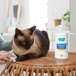 Frisco Deodorizing Paw & Bum Waterless Grooming Wipes For Dogs & Cats 11 Frisco Deodorizing Paw & Bum Waterless Grooming Wipes For Dogs & Cats -Pet Wellness 291593 PT5. AC SS1800 V1627653728