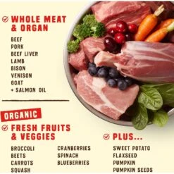 Stella & Chewy's Wild Red Raw Coated Kibble Grain-Free Red Meat Recipe Dry Dog Food -Pet Wellness 291618 PT3. AC SS1800 V1645553121