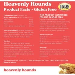 Heavenly Hounds Relaxation Square Peanut Butter Flavor Stress & Anxiety Relief Dog Supplement, 12 Count -Pet Wellness 291680 PT2. AC SS1800 V1620764848