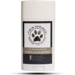 Twin Springs Bark Bar Vanilla Almond Scented Dog Soap Stick, 2.65-oz Bar
