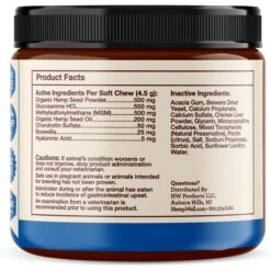 Hemp Well Hip & Joint Support Soft Chew Dog Supplement, 60 Count -Pet Wellness 292127 PT5. AC SS1800 V1700689570