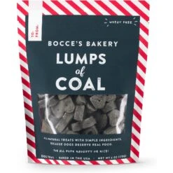 Bocce's Bakery Lumps Of Coal Soft & Chewy Dog Treats, 6-oz Bag