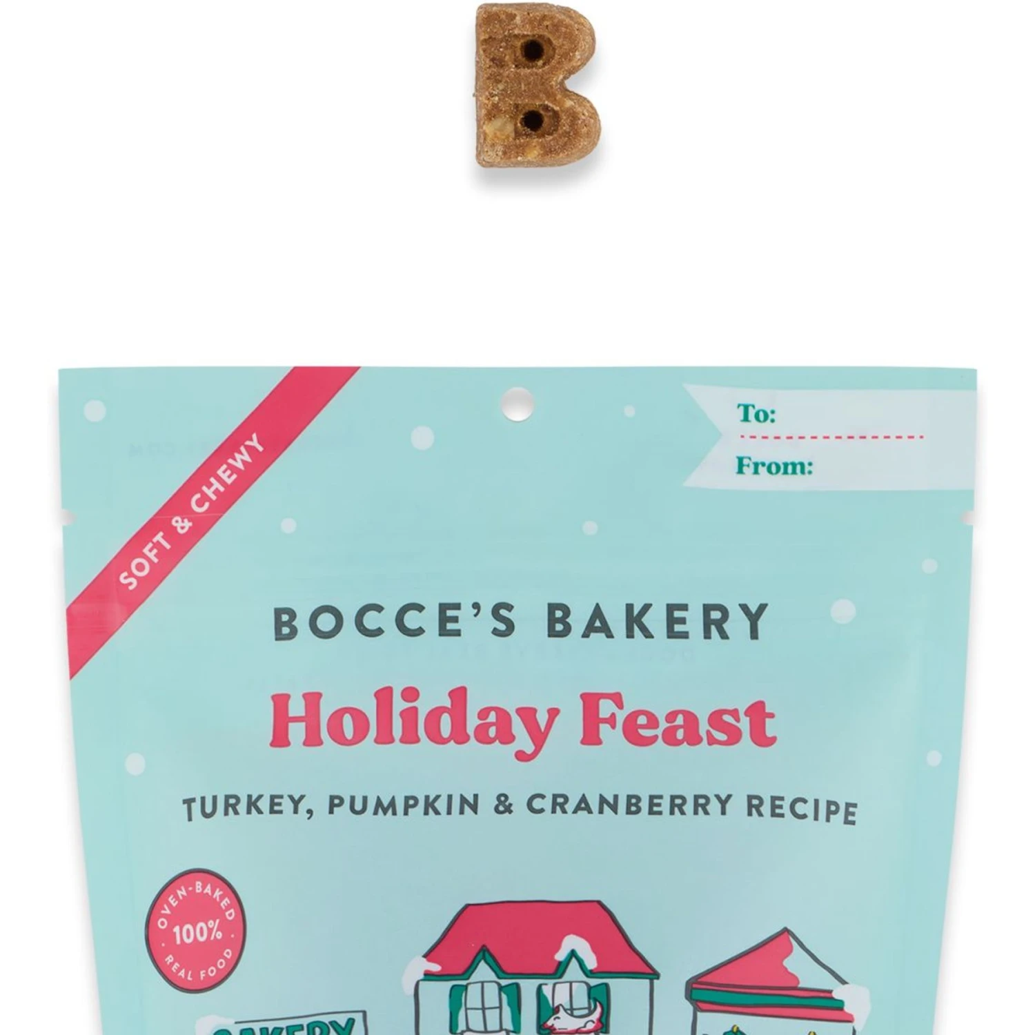 Bocce's Bakery Holiday Feast Turkey, Pumpkin & Cranberry Recipe Soft & Chewy Dog Treats, 6-oz Bag 3 Bocce's Bakery Holiday Feast Turkey, Pumpkin & Cranberry Recipe Soft & Chewy Dog Treats, 6-oz Bag - Image 3