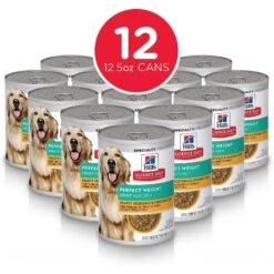 Hill's Science Diet Adult Perfect Weight Chicken Recipe Dry Dog Food & Hill's Science Diet Adult Perfect Weight Hearty Vegetable & Chicken Stew Canned Dog Food -Pet Wellness 293188 PT5. AC SS1800 V1619979721