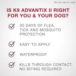 K9 Advantix II Flea & Tick Spot Treatment For Dogs, Over 55 Lbs & Elanco Dewormer For Tapeworms For Dogs 13 K9 Advantix II Flea & Tick Spot Treatment For Dogs, Over 55 Lbs & Elanco Dewormer For Tapeworms For Dogs -Pet Wellness 293292 PT4. AC SS1800 V1651632398