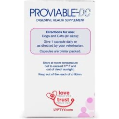 Nutramax Proviable Probiotics & Prebiotics Capsules Digestive Supplement For Cats & Dogs & Nutramax Proviable Paste & Capsules Digestive Supplement Kit -Pet Wellness 293420 PT2. AC SS1800 V1624596769