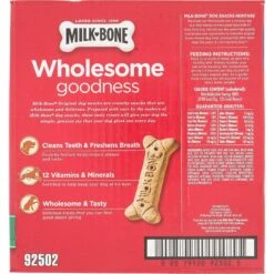 Purina ONE Natural Large Breed +Plus Formula Dry Dog Food & Milk-Bone Original Large Biscuit Dog Treats -Pet Wellness 293546 PT5. AC SS1800 V1620093425