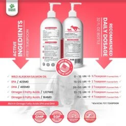 Doggie Dailies Wild Alaskan Salmon Oil Dog Supplement, 32-oz Bottle 10 Doggie Dailies Wild Alaskan Salmon Oil Dog Supplement, 32-oz Bottle -Pet Wellness 294599 PT2. AC SS1800 V1620054734