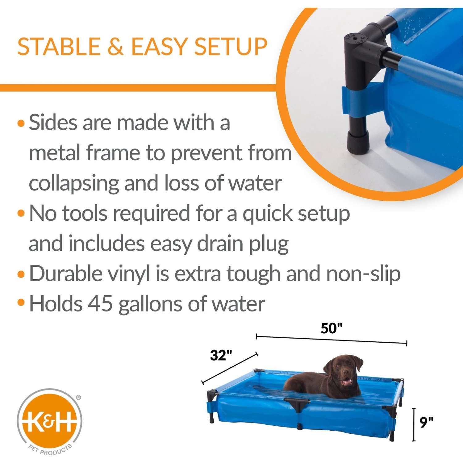 K&H Pet Products Dog Pool & Pet Bath 2 K&H Pet Products Dog Pool & Pet Bath - Image 2