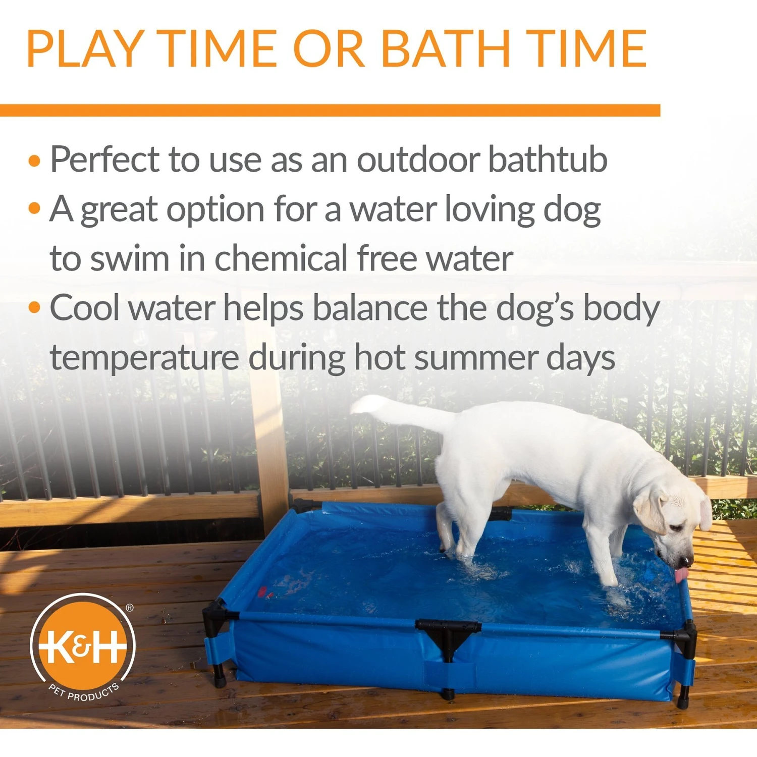 K&H Pet Products Dog Pool & Pet Bath 3 K&H Pet Products Dog Pool & Pet Bath - Image 3