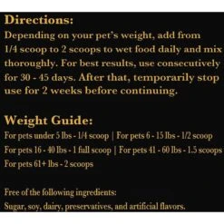 Lexelium Ageing Support Dog & Cat Supplement, 7-oz Bag 9 Lexelium Ageing Support Dog & Cat Supplement, 7-oz Bag -Pet Wellness 296920 PT4. AC SS1800 V1621029140