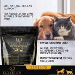 Lexelium Vision Support Dog & Cat Supplement, 7-oz Bag -Pet Wellness 296936 PT1. AC SS1800 V1621035235