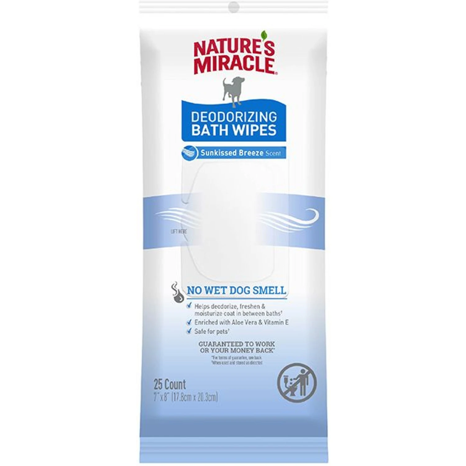Nature's Miracle Fresh & Clean Deodorizing Dog Bath Wipes 1 Nature's Miracle Fresh & Clean Deodorizing Dog Bath Wipes