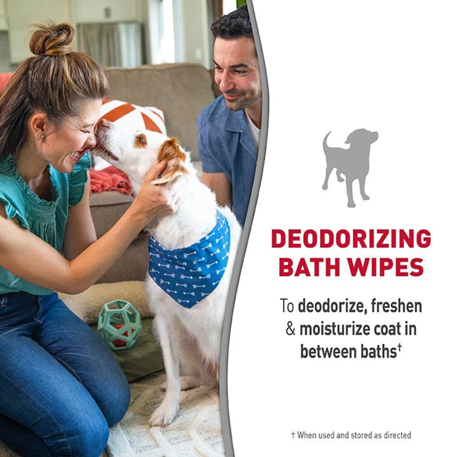 Nature's Miracle Fresh & Clean Deodorizing Dog Bath Wipes 5 Nature's Miracle Fresh & Clean Deodorizing Dog Bath Wipes - Image 5
