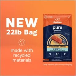 CANIDAE PURE With Wholesome Grains Limited Ingredient Real Salmon & Oatmeal Recipe Puppy Dry Dog Food 11 CANIDAE PURE With Wholesome Grains Limited Ingredient Real Salmon & Oatmeal Recipe Puppy Dry Dog Food -Pet Wellness 297348 PT2. AC SS1800 V1690306307