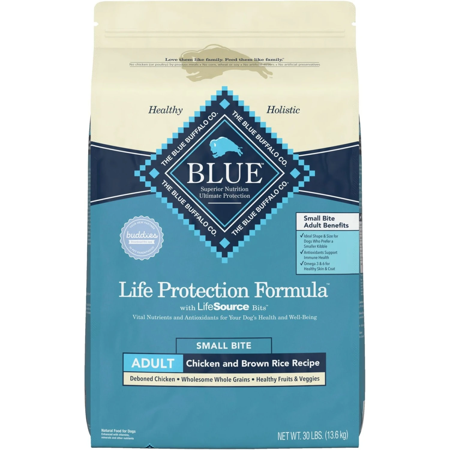 Blue Buffalo Life Protection Formula Small Bite Adult Chicken & Brown Rice Recipe Dry Dog Food & Blue Buffalo Health Bars Baked With Bacon, Egg & Cheese Dog Treats 2 Blue Buffalo Life Protection Formula Small Bite Adult Chicken & Brown Rice Recipe Dry Dog Food & Blue Buffalo Health Bars Baked With Bacon, Egg & Cheese Dog Treats - Image 2