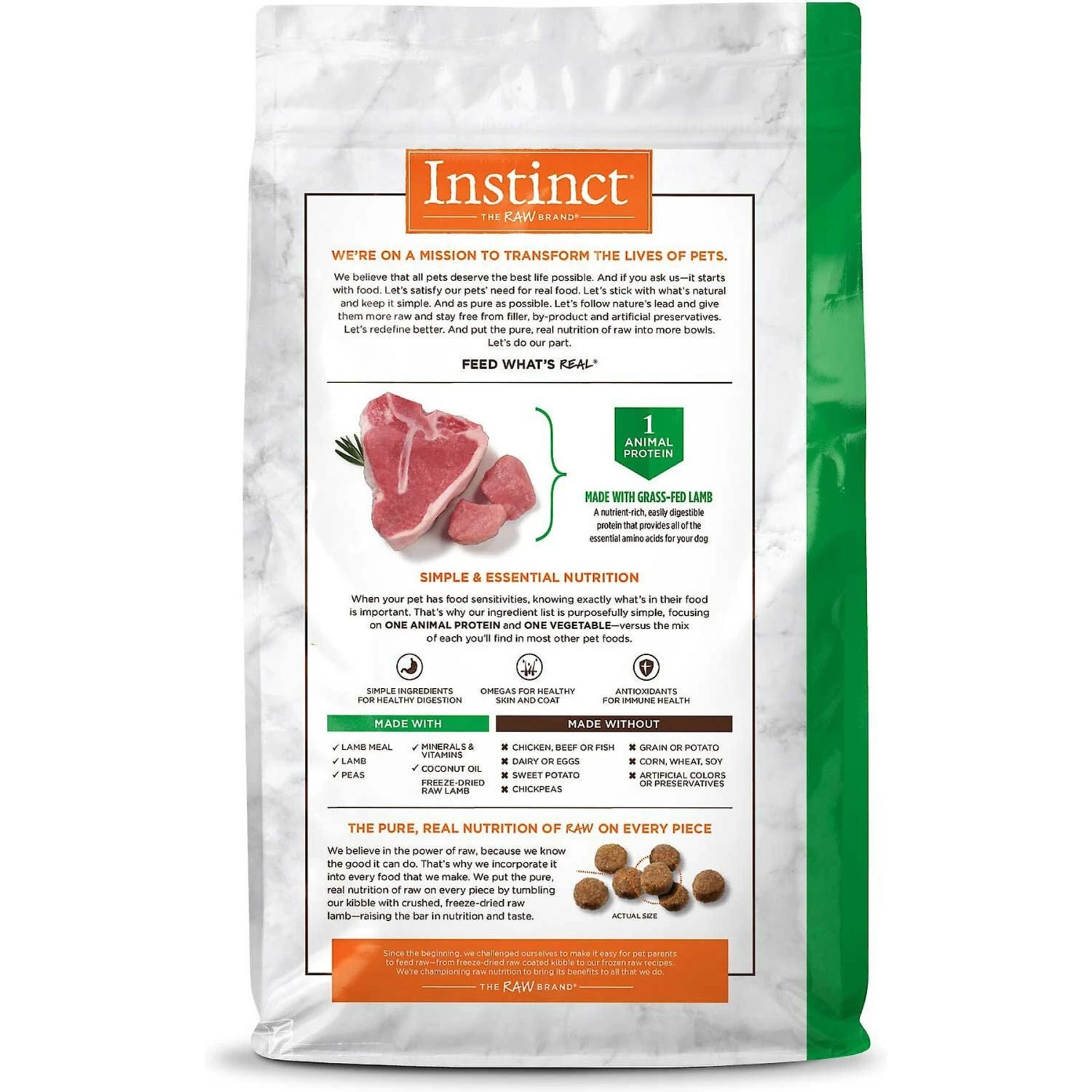 Instinct Limited Ingredient Diet Grain-Free Recipe With Real Lamb Freeze-Dried Raw Coated Dry Dog Food & Instinct Raw Boost Puppy Whole Grain Real Chicken & Brown Rice Recipe Freeze-Dried Raw Coated Dry Dog Food 3 Instinct Limited Ingredient Diet Grain-Free Recipe With Real Lamb Freeze-Dried Raw Coated Dry Dog Food & Instinct Raw Boost Puppy Whole Grain Real Chicken & Brown Rice Recipe Freeze-Dried Raw Coated Dry Dog Food - Image 3