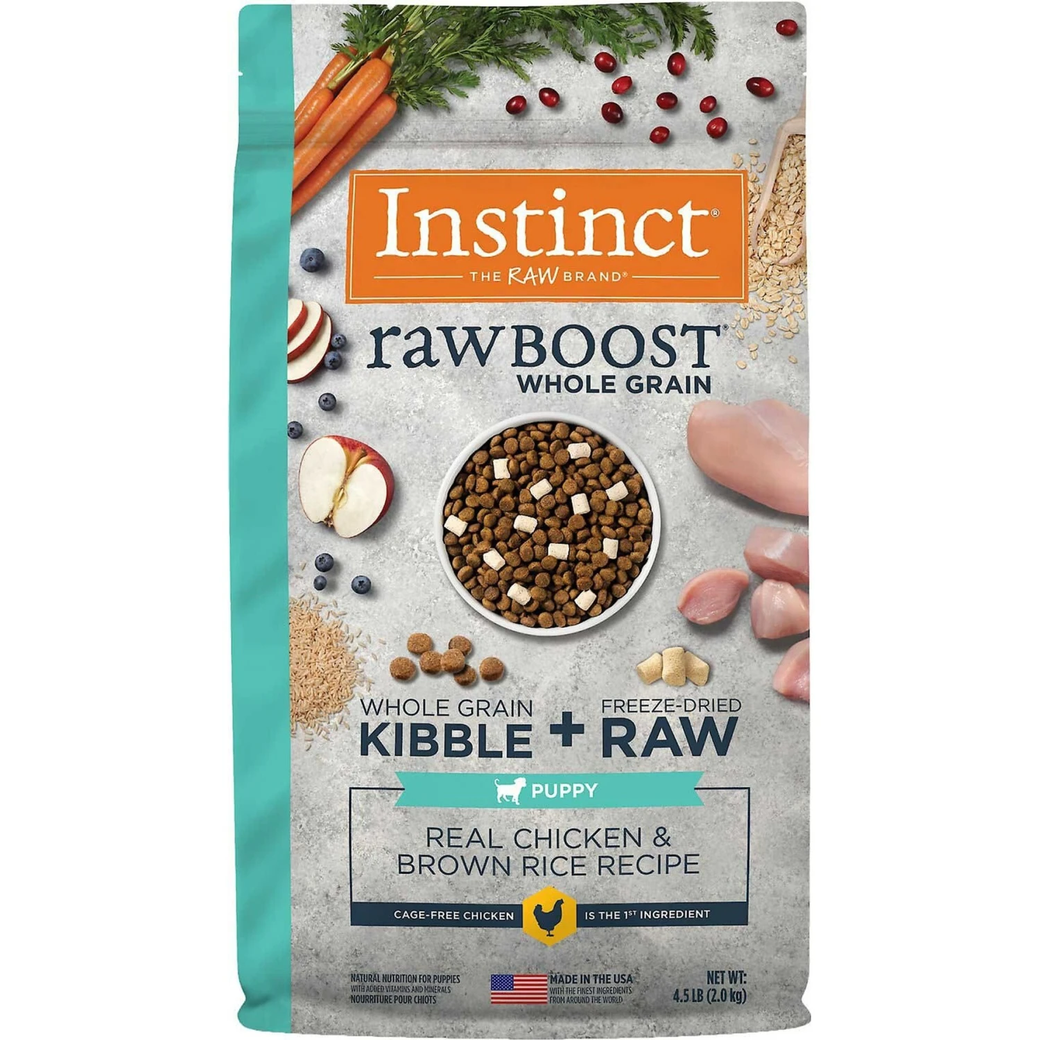 Instinct Limited Ingredient Diet Grain-Free Recipe With Real Lamb Freeze-Dried Raw Coated Dry Dog Food & Instinct Raw Boost Puppy Whole Grain Real Chicken & Brown Rice Recipe Freeze-Dried Raw Coated Dry Dog Food 4 Instinct Limited Ingredient Diet Grain-Free Recipe With Real Lamb Freeze-Dried Raw Coated Dry Dog Food & Instinct Raw Boost Puppy Whole Grain Real Chicken & Brown Rice Recipe Freeze-Dried Raw Coated Dry Dog Food - Image 4