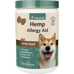 NaturVet Hemp Soft Chews Joint Supplement For Dogs & NaturVet Hemp Soft Chews Allergy Supplement For Dogs -Pet Wellness 298282 PT2. AC SS1800 V1621291050
