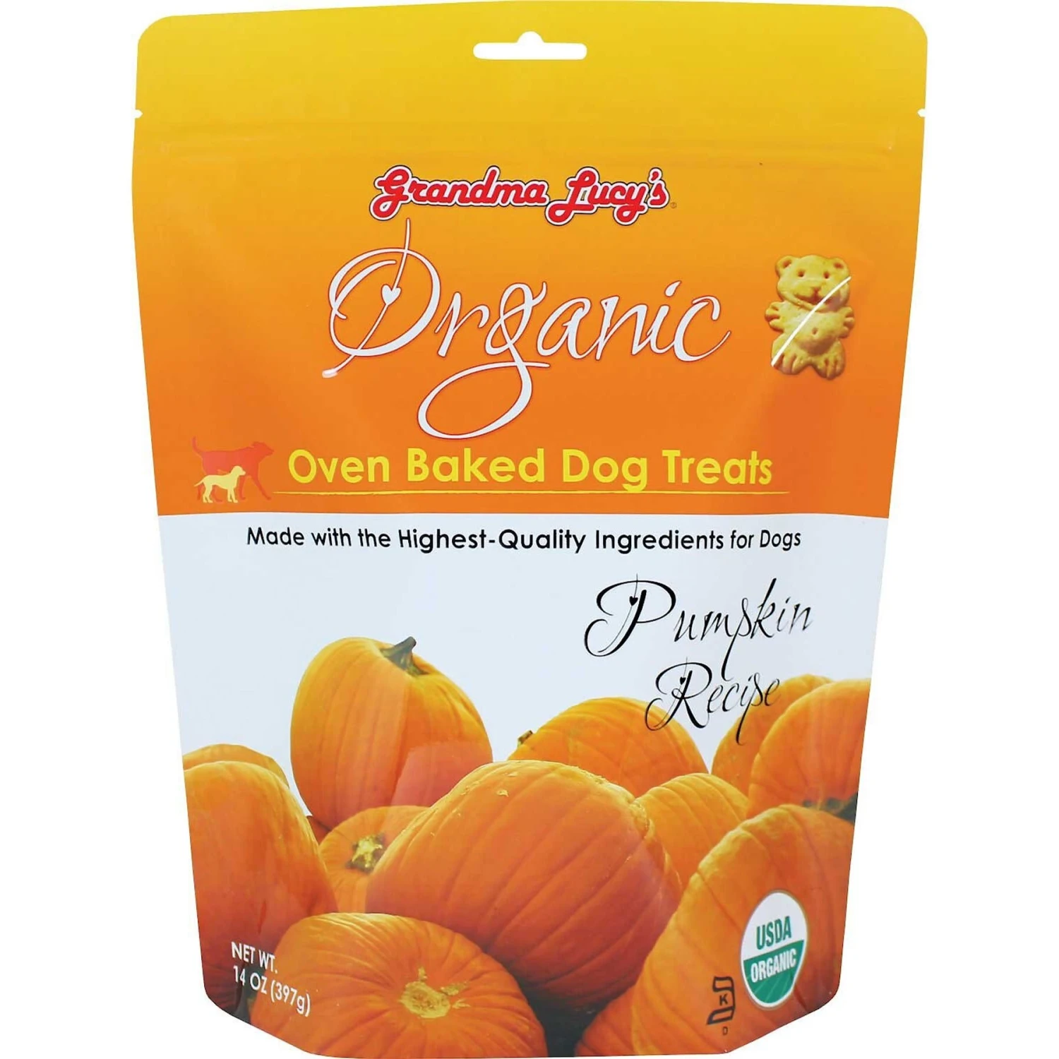 Nummy Tum-Tum Pure Organic Pumpkin Canned Dog & Cat Food Supplement & Grandma Lucy's Organic Pumpkin Oven Baked Dog Treats 4 Nummy Tum-Tum Pure Organic Pumpkin Canned Dog & Cat Food Supplement & Grandma Lucy's Organic Pumpkin Oven Baked Dog Treats - Image 4