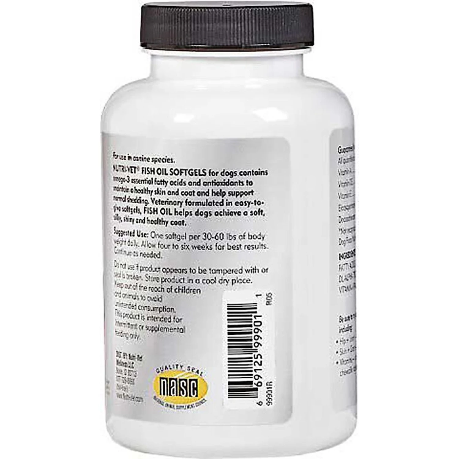Nutri-Vet Fish Oil Softgels Skin & Coat Supplement For Dogs & Nutri-Vet Shed Defense Seafood & Fish Flavored Soft Chews Skin & Coat Supplement For Dogs 3 Nutri-Vet Fish Oil Softgels Skin & Coat Supplement For Dogs & Nutri-Vet Shed Defense Seafood & Fish Flavored Soft Chews Skin & Coat Supplement For Dogs - Image 3