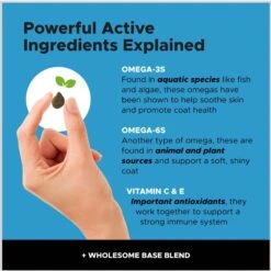 PetHonesty Allergy Skin Health Salmon Flavored Soft Chews Skin & Coat Supplement For Dogs & PetHonesty Skin Health Salmon Salmon Flavored Soft Chews Skin & Coat Supplement For Dogs -Pet Wellness 298396 PT4. AC SS1800 V1676650085
