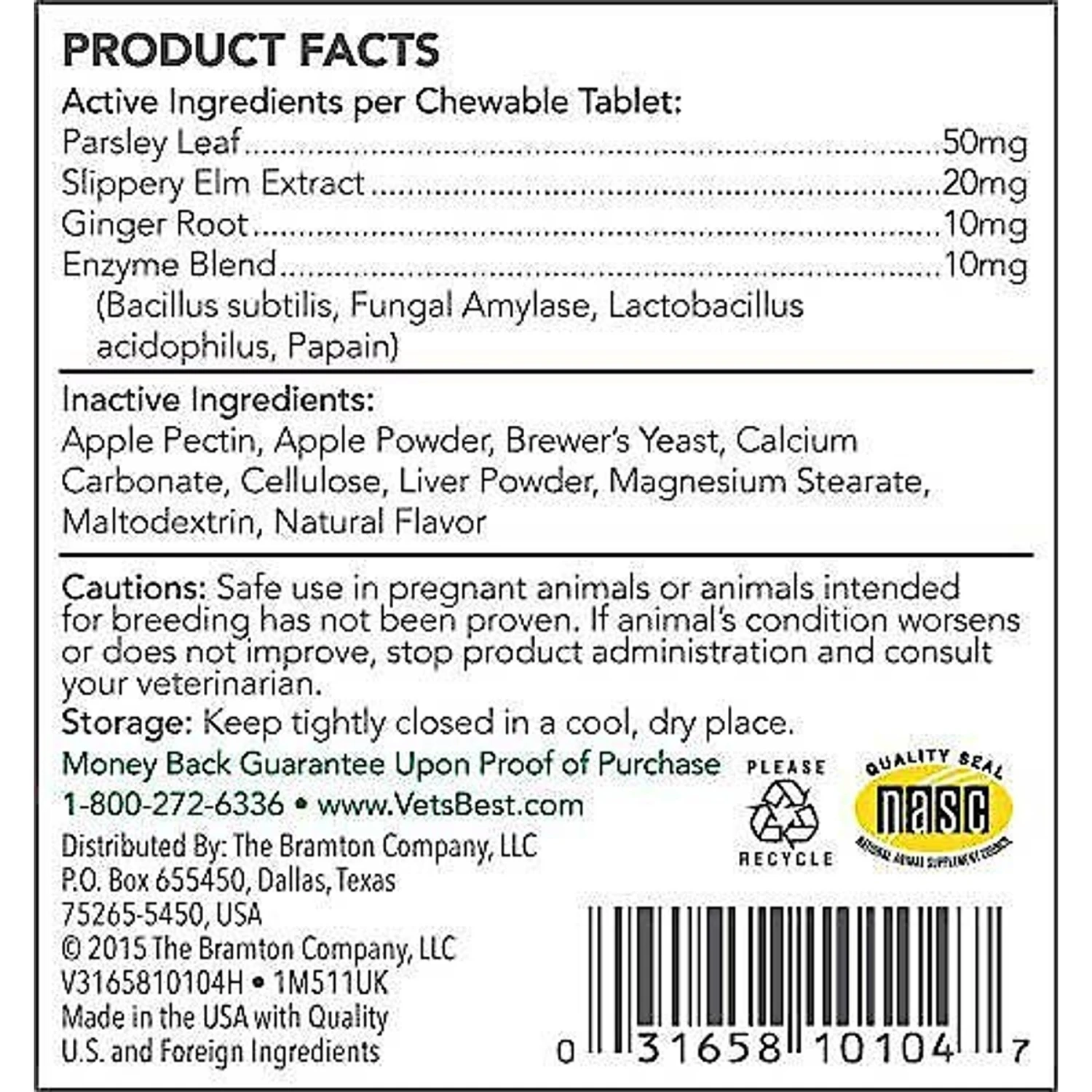 Vet's Best Gas Busters Chewable Tablets Digestive Supplement For Dogs & Vet's Best Probiotic Chicken Flavored Soft Chews Digestive Supplement For Dogs 5 Vet's Best Gas Busters Chewable Tablets Digestive Supplement For Dogs & Vet's Best Probiotic Chicken Flavored Soft Chews Digestive Supplement For Dogs - Image 5