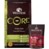 Wellness CORE Grain-Free Reduced Fat Turkey & Chicken Recipe Dry Dog Food & Wellness CORE Healthy Joints Beef Grain-Free Crunchy Dog Treats