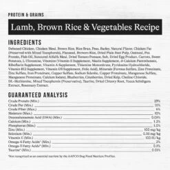 American Journey Protein & Grains Lamb, Brown Rice & Vegetables Recipe Dry Dog Food & PetHonesty Calming Hemp Chicken Flavored Soft Chews Supplement For Dogs -Pet Wellness 301710 PT3. AC SS1800 V1677605439