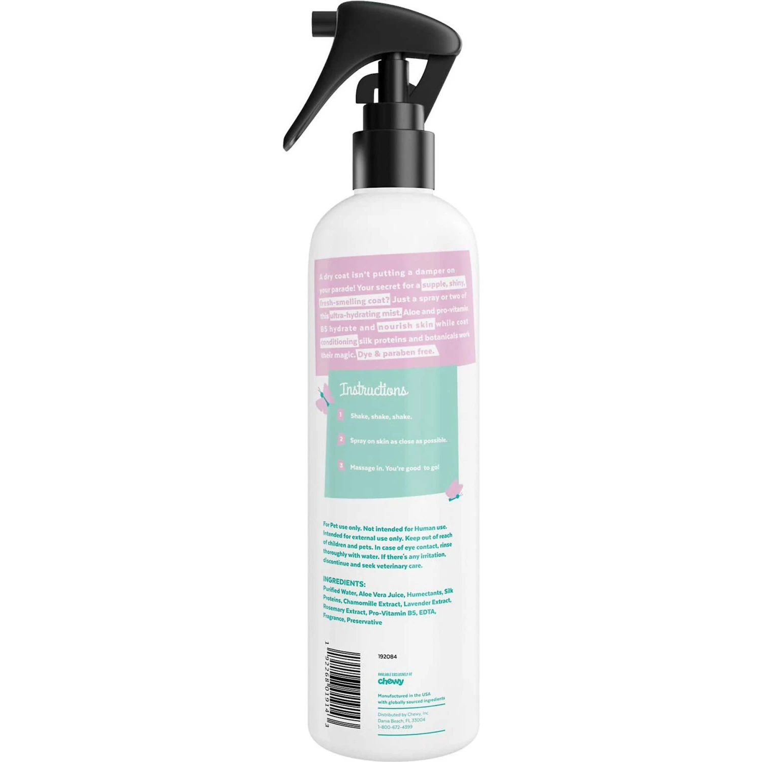 Frisco Aloe Hydrating Dog & Cat Spray, Sweet Nectar Scent & Frisco Oatmeal Dog & Cat Shampoo, Almond Scent 3 Frisco Aloe Hydrating Dog & Cat Spray, Sweet Nectar Scent & Frisco Oatmeal Dog & Cat Shampoo, Almond Scent - Image 3