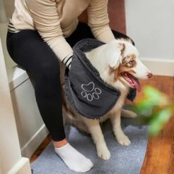 Frisco Microfiber Chenille Shammy Towel & Frisco Microfiber Chenille Paw Print Dog & Cat Mat, Dark Gray 13 Frisco Microfiber Chenille Shammy Towel & Frisco Microfiber Chenille Paw Print Dog & Cat Mat, Dark Gray -Pet Wellness 303468 PT4. AC SS1800 V1623067964