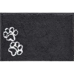 Frisco Microfiber Chenille Shammy Towel & Frisco Microfiber Chenille Paw Print Dog & Cat Mat, Dark Gray 14 Frisco Microfiber Chenille Shammy Towel & Frisco Microfiber Chenille Paw Print Dog & Cat Mat, Dark Gray -Pet Wellness 303468 PT5. AC SS1800 V1623034648