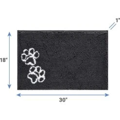Frisco Microfiber Chenille Shammy Towel & Frisco Microfiber Chenille Paw Print Dog & Cat Mat, Dark Gray 15 Frisco Microfiber Chenille Shammy Towel & Frisco Microfiber Chenille Paw Print Dog & Cat Mat, Dark Gray -Pet Wellness 303468 PT6. AC SS1800 V1623057453